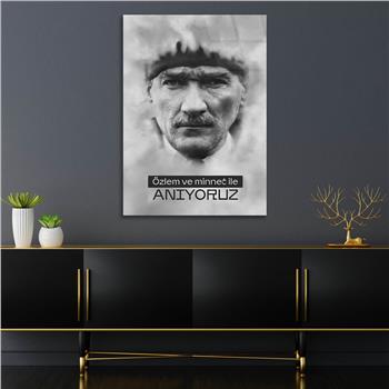 Dikey VatanTemalı Cam Tablo 176