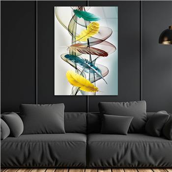 Kunst Thema auf bedrucktem Glas