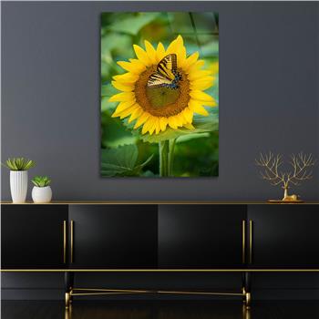 Kunst Thema auf bedrucktem Glas