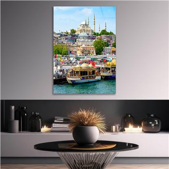 Dikey Dini Temalı Cam Tablo 267