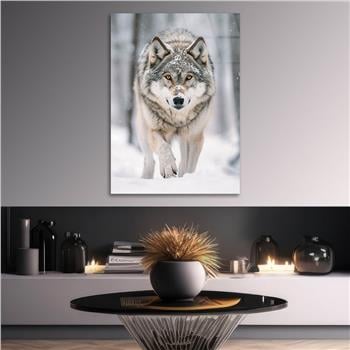 Dikey Doğa Temalı Cam Tablo 440