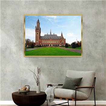 bedrucktes Glas mit Aluminiumrahmen und Natur Themen 