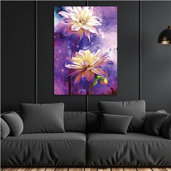 Kunst Thema auf bedrucktem Glas