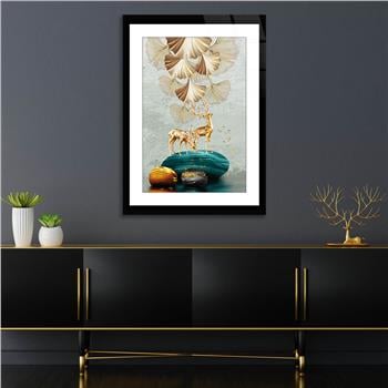 Kunst Thema auf bedrucktem Glas