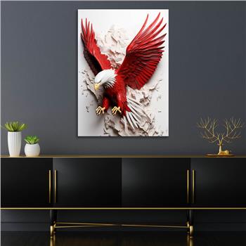 Dikey Doğa Temalı Cam Tablo 238