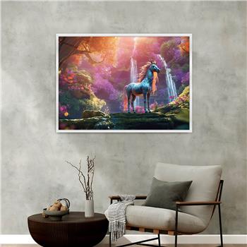 Aluminium Omlijste Kunst Thema Geharde Glasschilderij 065