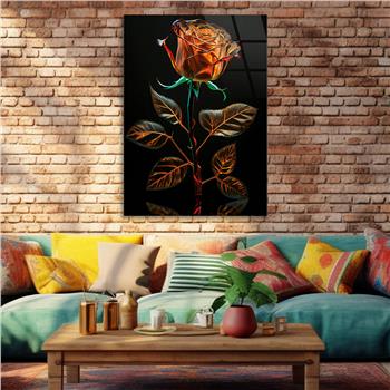 Thema Natur auf bedrucktem Glas