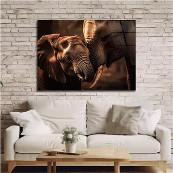 Yatay Doğa Temalı Cam Tablo 558