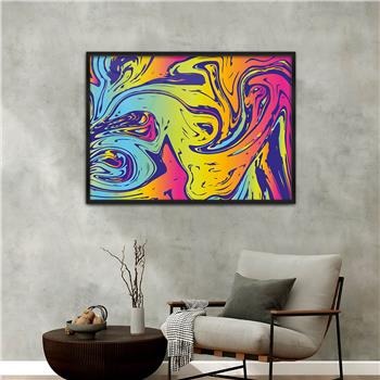 Tableau à thème d’art avec cadre en aluminium 155