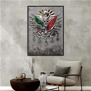 bedrucktes Glas mit Aluminiumrahmen und Nation Themen 