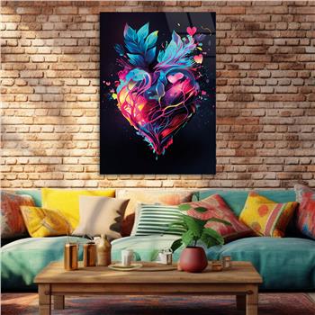 Thema Natur auf bedrucktem Glas