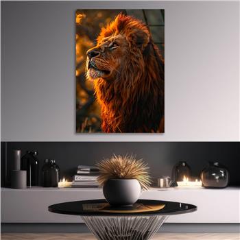 Dikey Doğa Temalı Cam Tablo 306