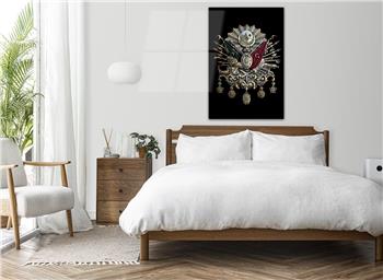 Nation Thematisch auf bedrucktes Glas