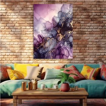 Dikey Sanat Temalı Cam Tablo 398