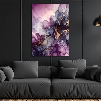 Dikey Sanat Temalı Cam Tablo 398