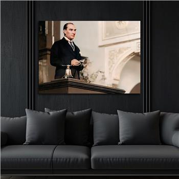 Yatay Vatan Temalı Cam Tablo 140