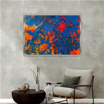 Aluminium Omlijste Kunst Thema Geharde Glasschilderij 025