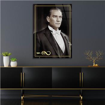 Dikey VatanTemalı Cam Tablo 259