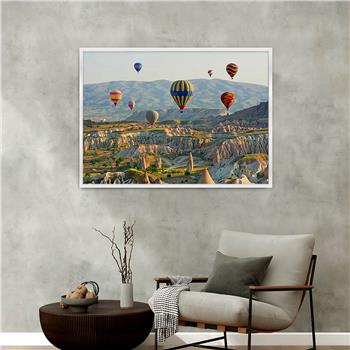 Aluminium Omlijste Natuur Thema Geharde Glasschilderij 085