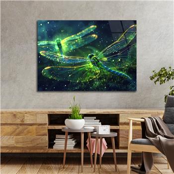 Yatay Doğa Temalı Cam Tablo 548