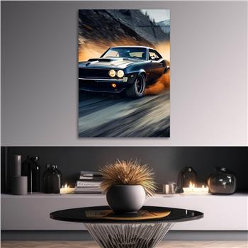 Dikey Doğa Temalı Cam Tablo 286