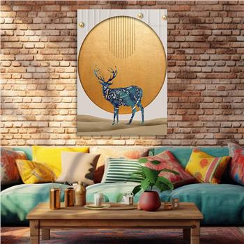 Kunst Thema auf bedrucktem Glas