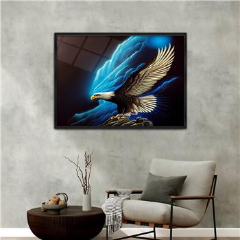 bedrucktes Glas mit Aluminiumrahmen und Natur Themen 