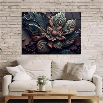 Yatay Sanat Temalı Cam Tablo 585