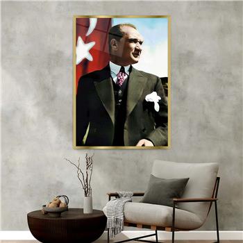 bedrucktes Glas mit Aluminiumrahmen und Nation Themen 