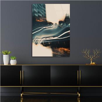 Kunst Thema auf bedrucktem Glas