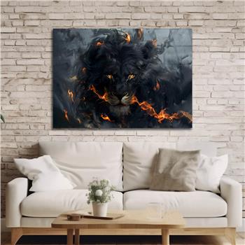 Yatay Doğa Temalı Cam Tablo 527