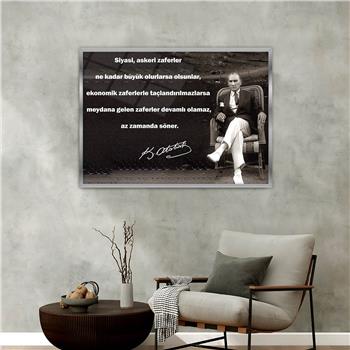 Aluminum-Framed National-Themed Tempered Glass Wall Art 038