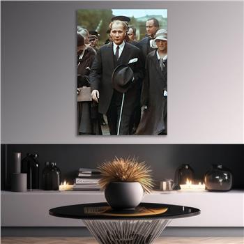 Dikey VatanTemalı Cam Tablo 273