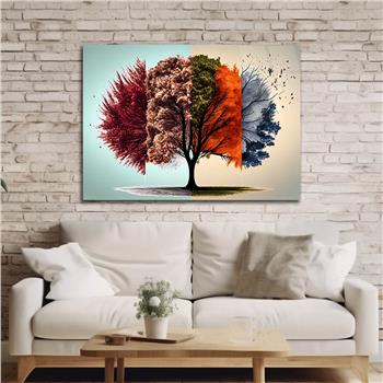 Horizontal Art-Themed Tempered Glass Wall Art 385