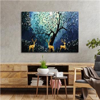 Thema Natur auf bedrucktem Glas