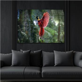 Thema Natur auf bedrucktem Glas