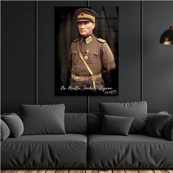 Dikey VatanTemalı Cam Tablo 172