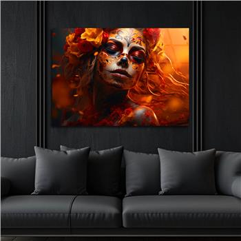 Kunst Thema auf bedrucktem Glas 447