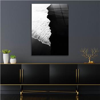 Dikey Sanat Temalı Cam Tablo 589