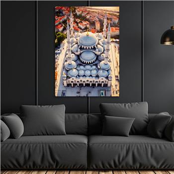 Dikey Dini Temalı Cam Tablo 279