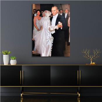 Dikey VatanTemalı Cam Tablo 136