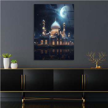 Dikey Dini Temalı Cam Tablo 252