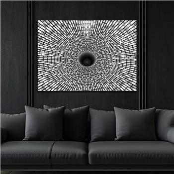 Kunst Thema auf bedrucktem Glas