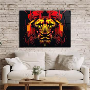 Yatay Doğa Temalı Cam Tablo 523