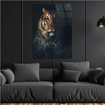 Kunst Thema auf bedrucktem Glas