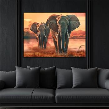 Yatay Doğa Temalı Cam Tablo 560