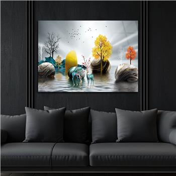 Tempered Glasss Wall Arts Art-Themed