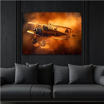 Yatay DoğaTemalı Cam Tablo 383