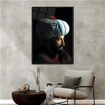 لوحة زجاجية وطني مع اطار ألمنيوم