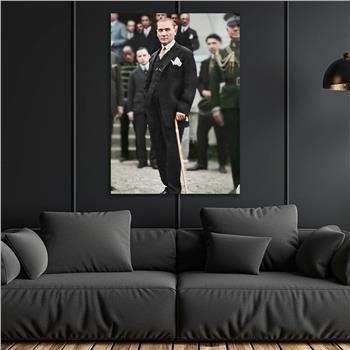 Dikey VatanTemalı Cam Tablo 218